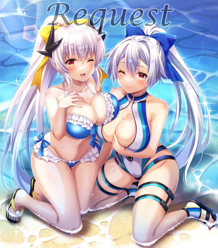 kiyohime and tomoe gozen (fate and 1 more) drawn by suzumia_(daydream)