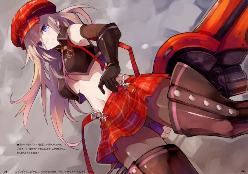 alisa ilinichina amiella (god eater and 1 more) drawn by shibano_kaito
