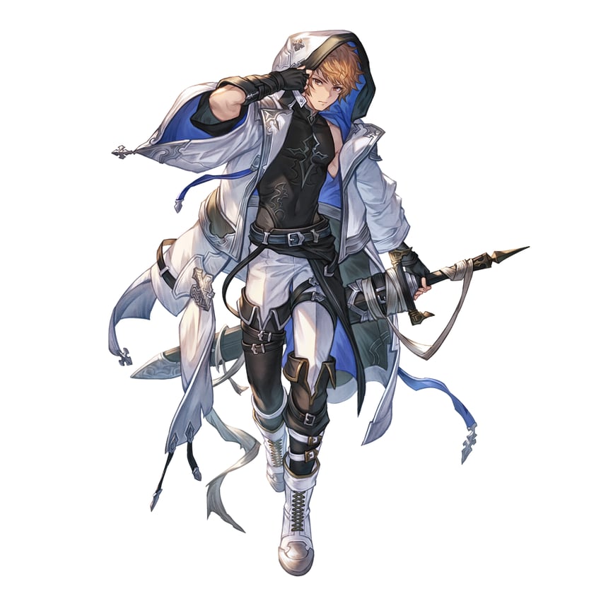 gran and honing seeker: nova (granblue fantasy) drawn by minaba_hideo