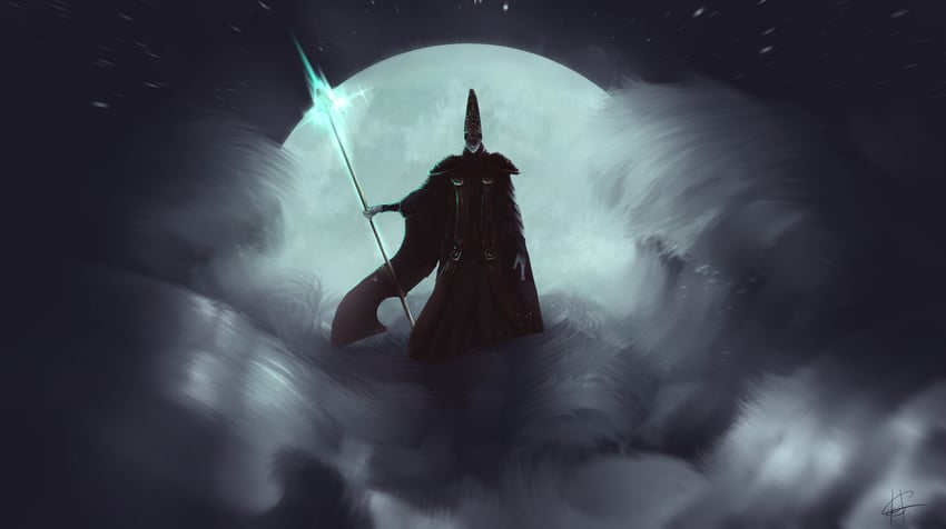 rennala queen of the full moon (elden ring) drawn by celest_c