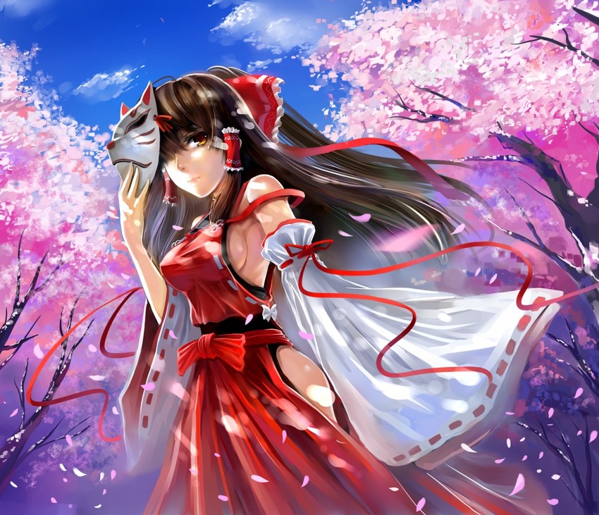 sendai hakurei no miko (original and 2 more) drawn by windtalker