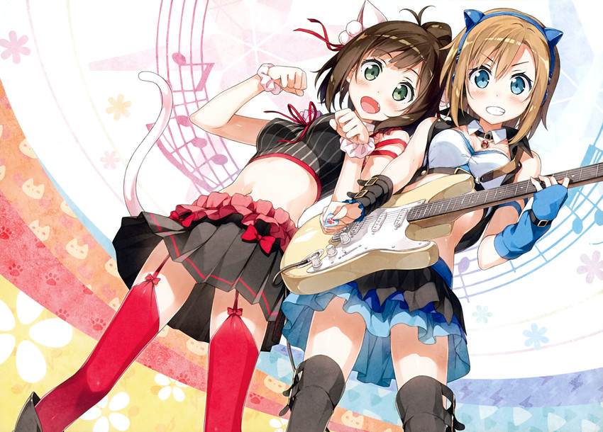 maekawa miku and tada riina (idolmaster and 1 more) drawn by kantoku