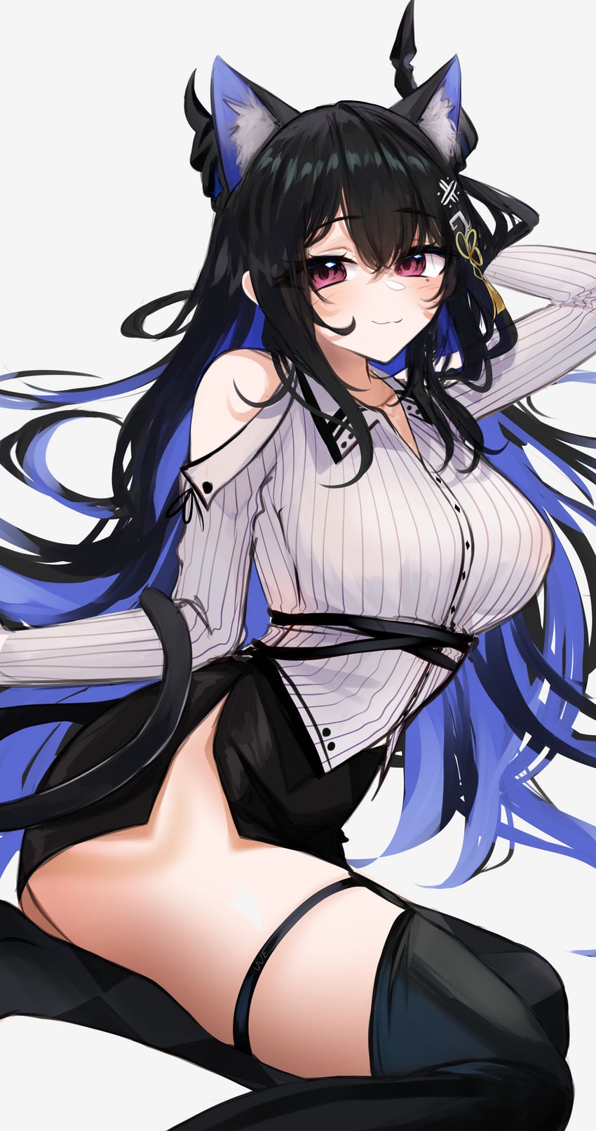 nerissa ravencroft (hololive and 1 more) drawn by uve