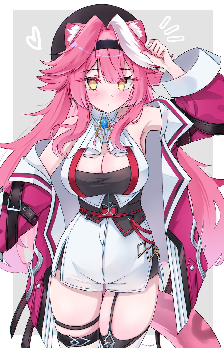 raora panthera (hololive and 1 more) drawn by magui3