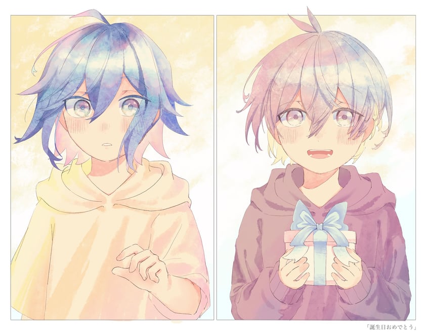 otori ojirou and aoyama kazuki (tribe nine) drawn by omunai174