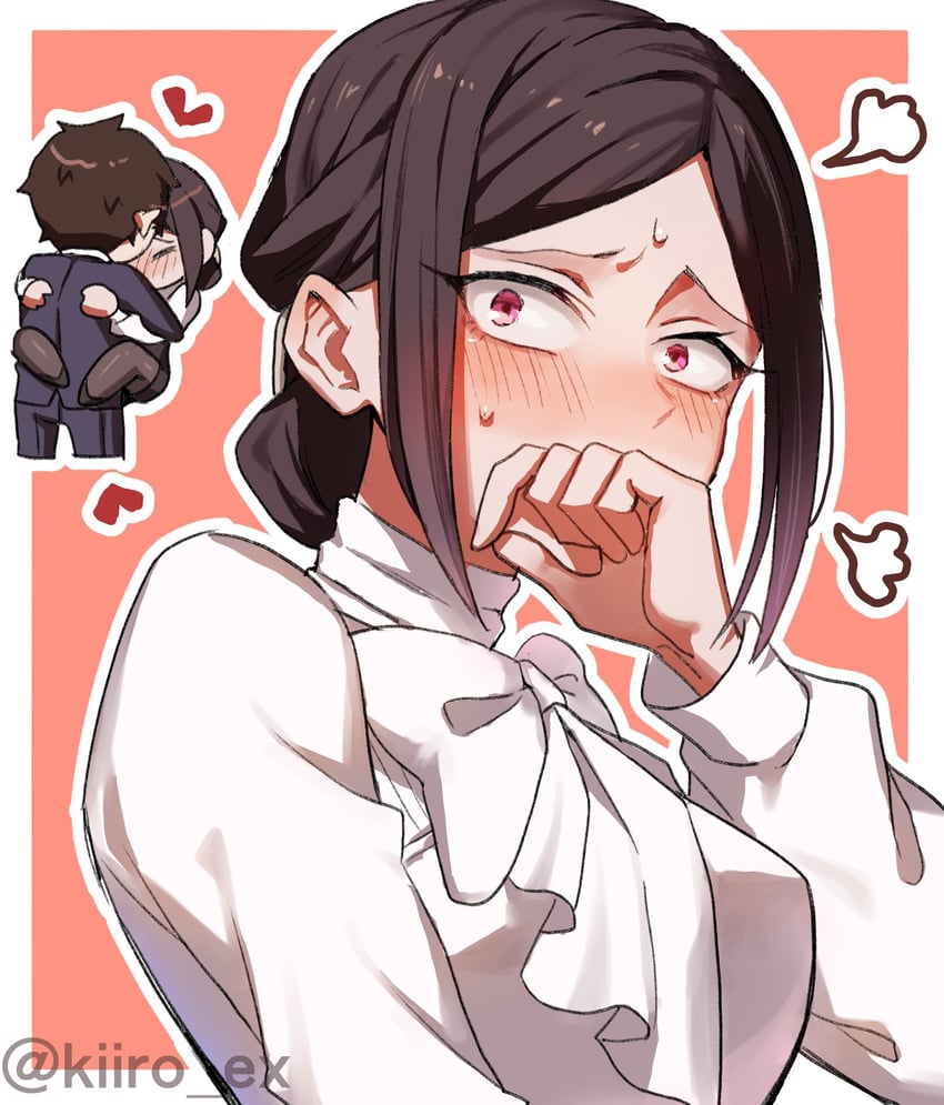 aijou rentarou and morikita kimari (kimi no koto ga dai dai dai dai daisuki na 100-nin no kanojo) drawn by hiiro_(kiiro_ex)