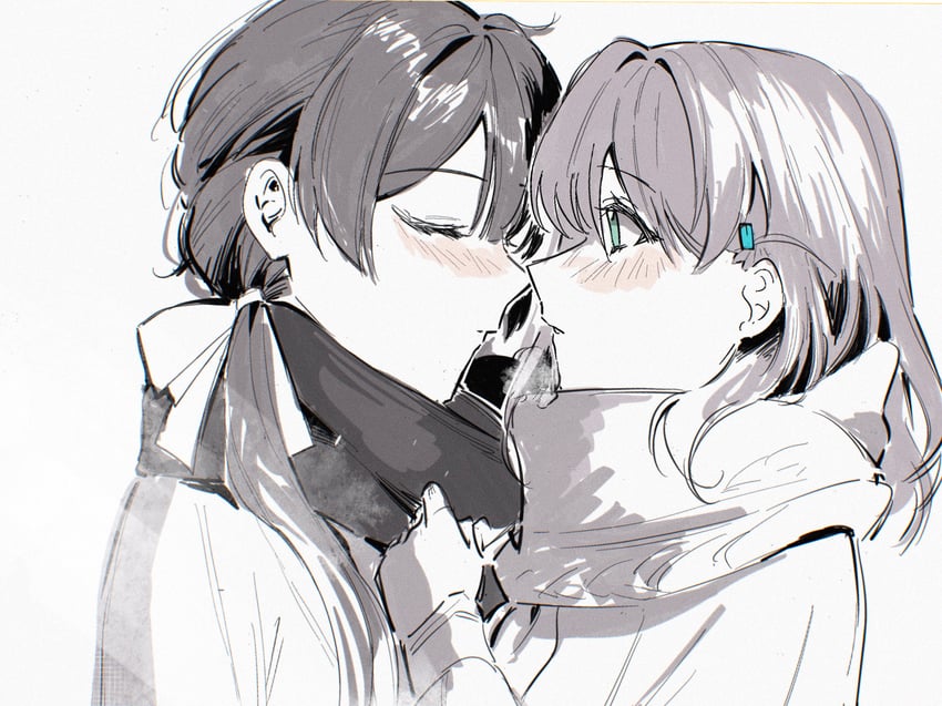 hinoshita kaho and murano sayaka (love live! and 1 more) drawn by dkou
