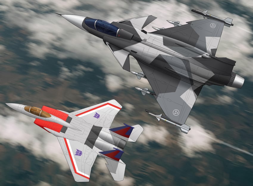 starscream (original and 1 more) drawn by msa_major