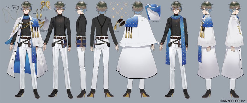 ike eveland (nijisanji and 1 more) drawn by tcb