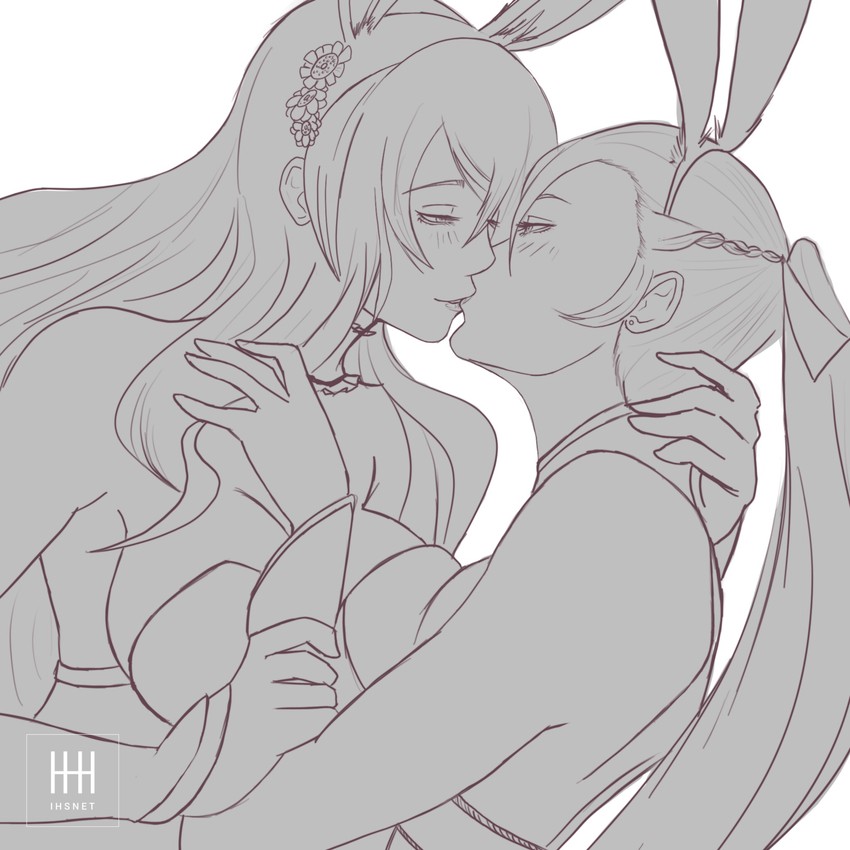 camilla and kagero (fire emblem and 2 more) drawn by ihsnet