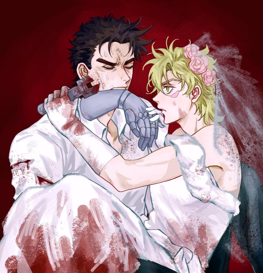 joseph joestar and caesar anthonio zeppeli (jojo no kimyou na bouken and 1 more) drawn by jo_jun