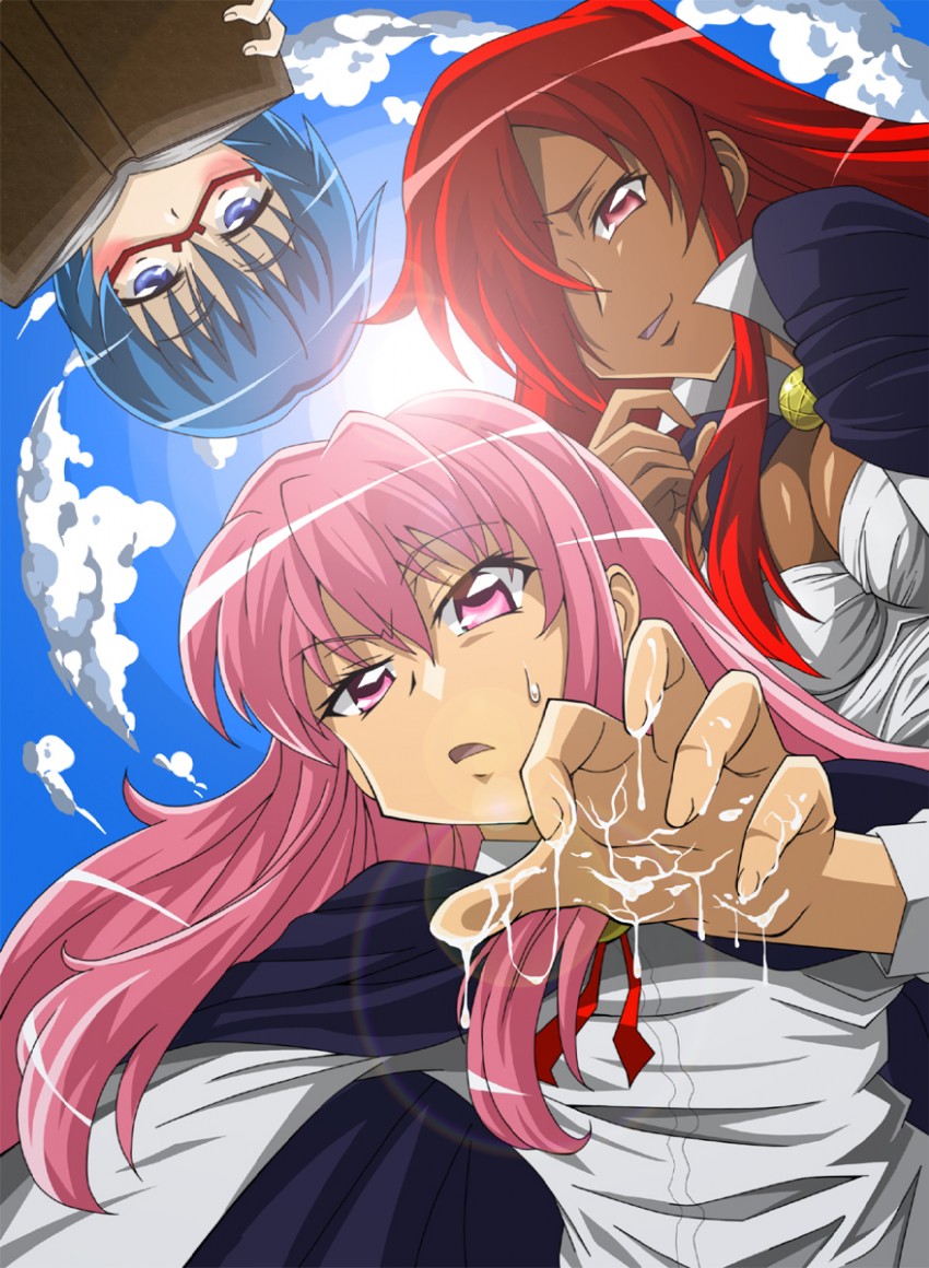 louise francoise le blanc de la valliere, tabitha, and kirche augusta frederica von anhalt zerbst (zero no tsukaima) drawn by hinoki_(hinoki-buro)