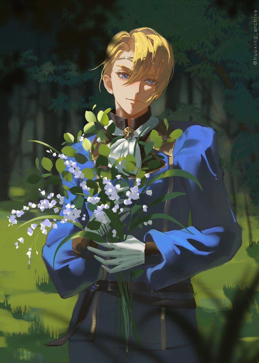 dimitri alexandre blaiddyd (fire emblem and 2 more) drawn by huoxing_archive
