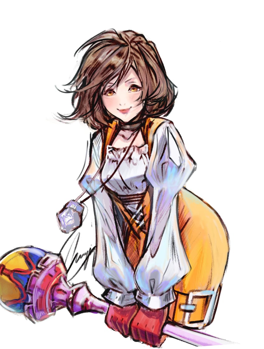 garnet til alexandros xvii (final fantasy and 1 more) drawn by atelier_saya