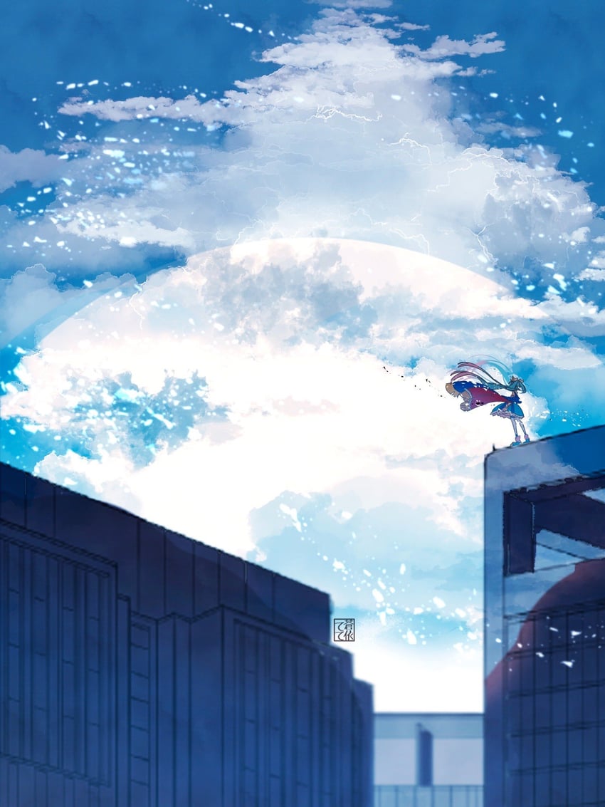 sora harewataru and cure sky (precure and 1 more) drawn by aoi_tete