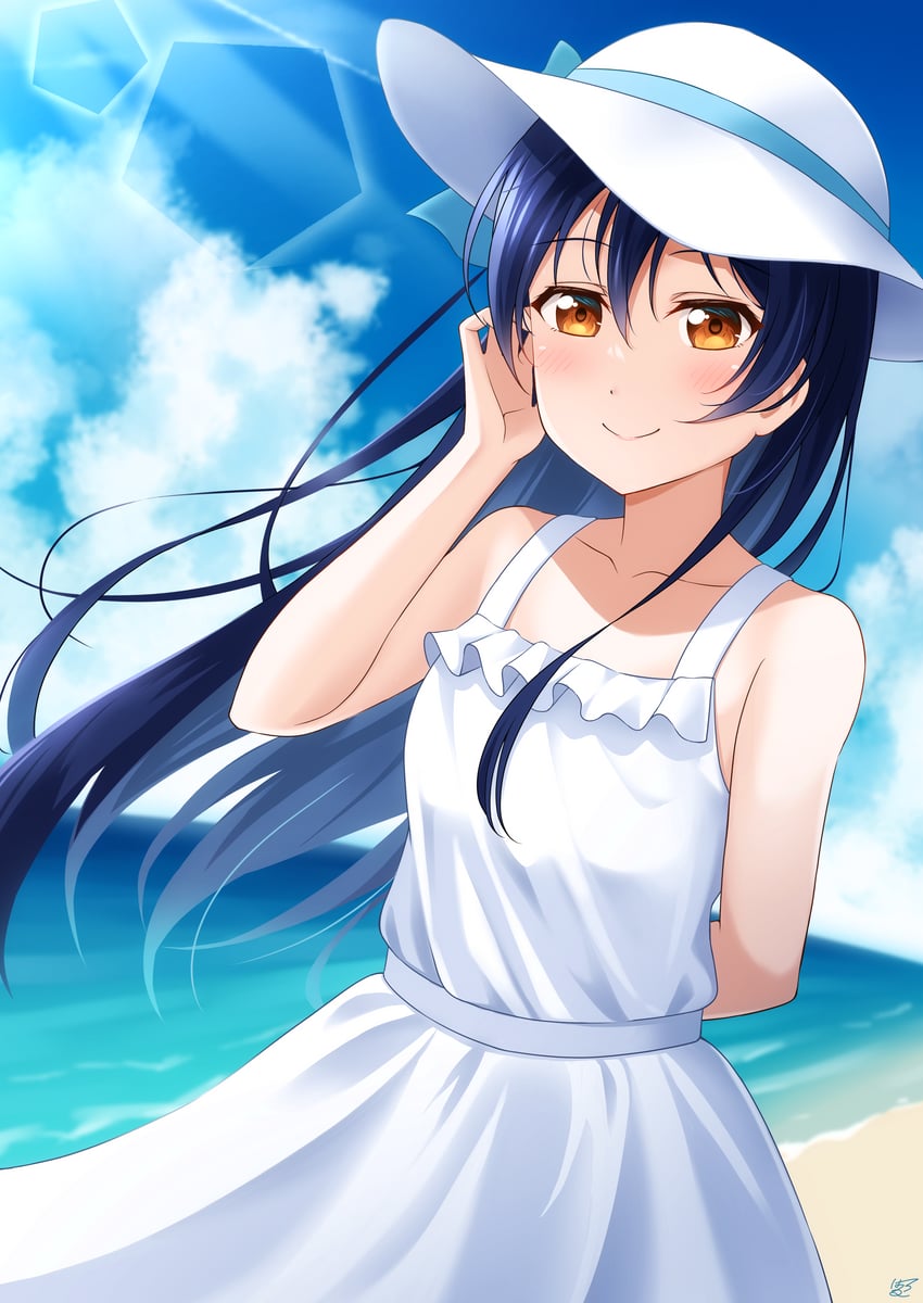 sonoda umi (love live! and 1 more) drawn by haruharo_(haruharo_7315)