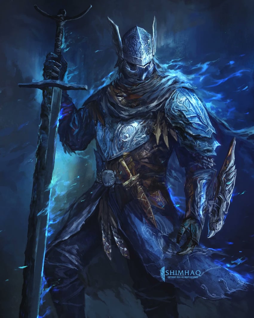 wylder (elden ring and 1 more) drawn by shimhaq