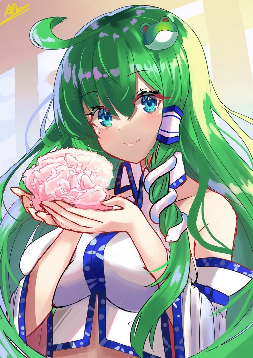 kochiya sanae (touhou) drawn by afueeriru