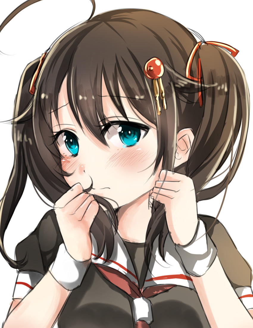 shigure and shigure kai ni (kantai collection) drawn by mashiro_aa