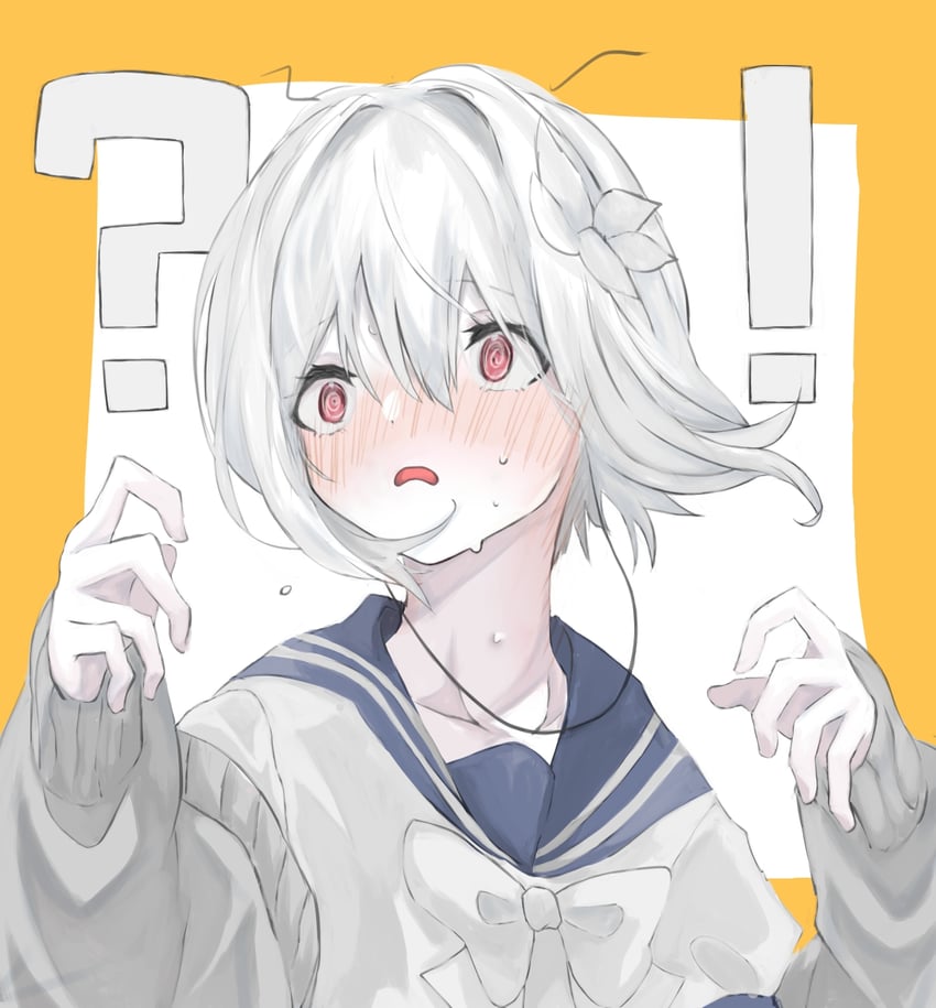 accelerator and suzushina yuriko (toaru majutsu no index) drawn by yellowbanded_or
