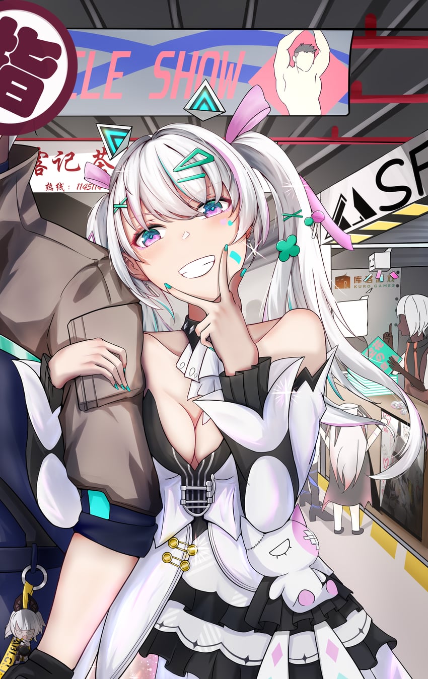 karenina, commandant, sophia, sophia: silverfang, and karenina: scire (punishing: gray raven and 2 more) drawn by liuj125
