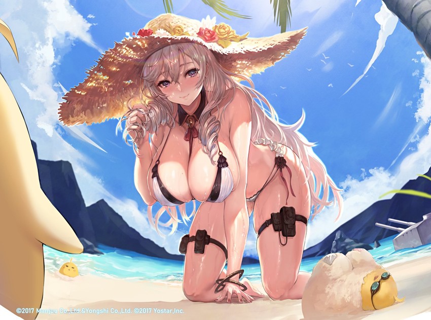 manjuu and algerie (azur lane) drawn by yoshiku_(oden-usagi)