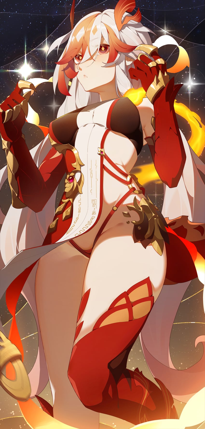 fu hua (honkai and 1 more) drawn by jinjide_shaonian