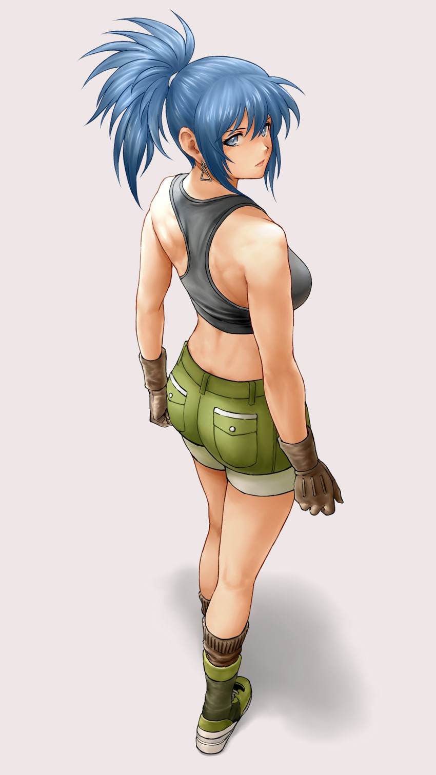 leona heidern (the king of fighters) drawn by x_chitch