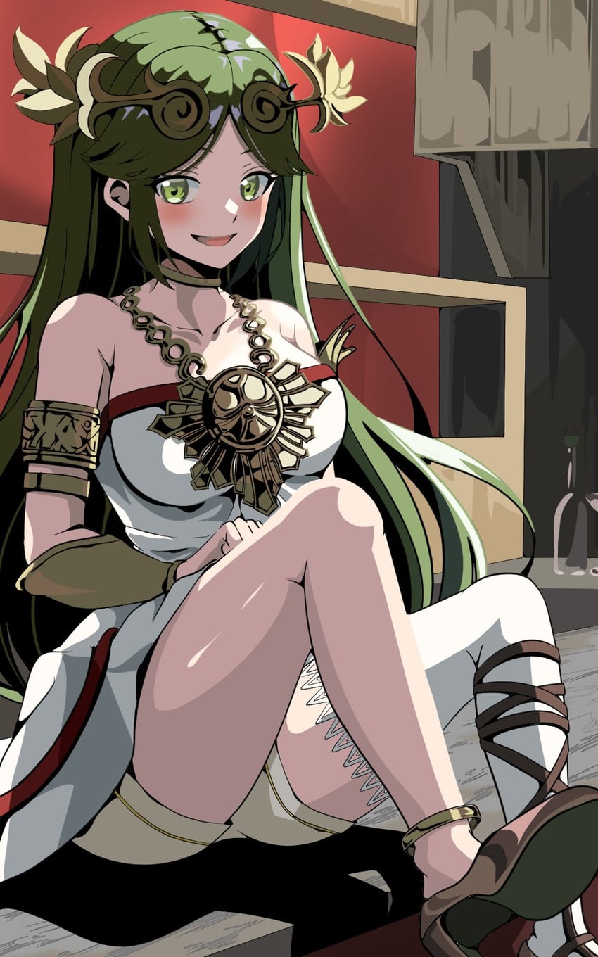 palutena (kid icarus and 1 more) drawn by taka_p_(zelda27th)