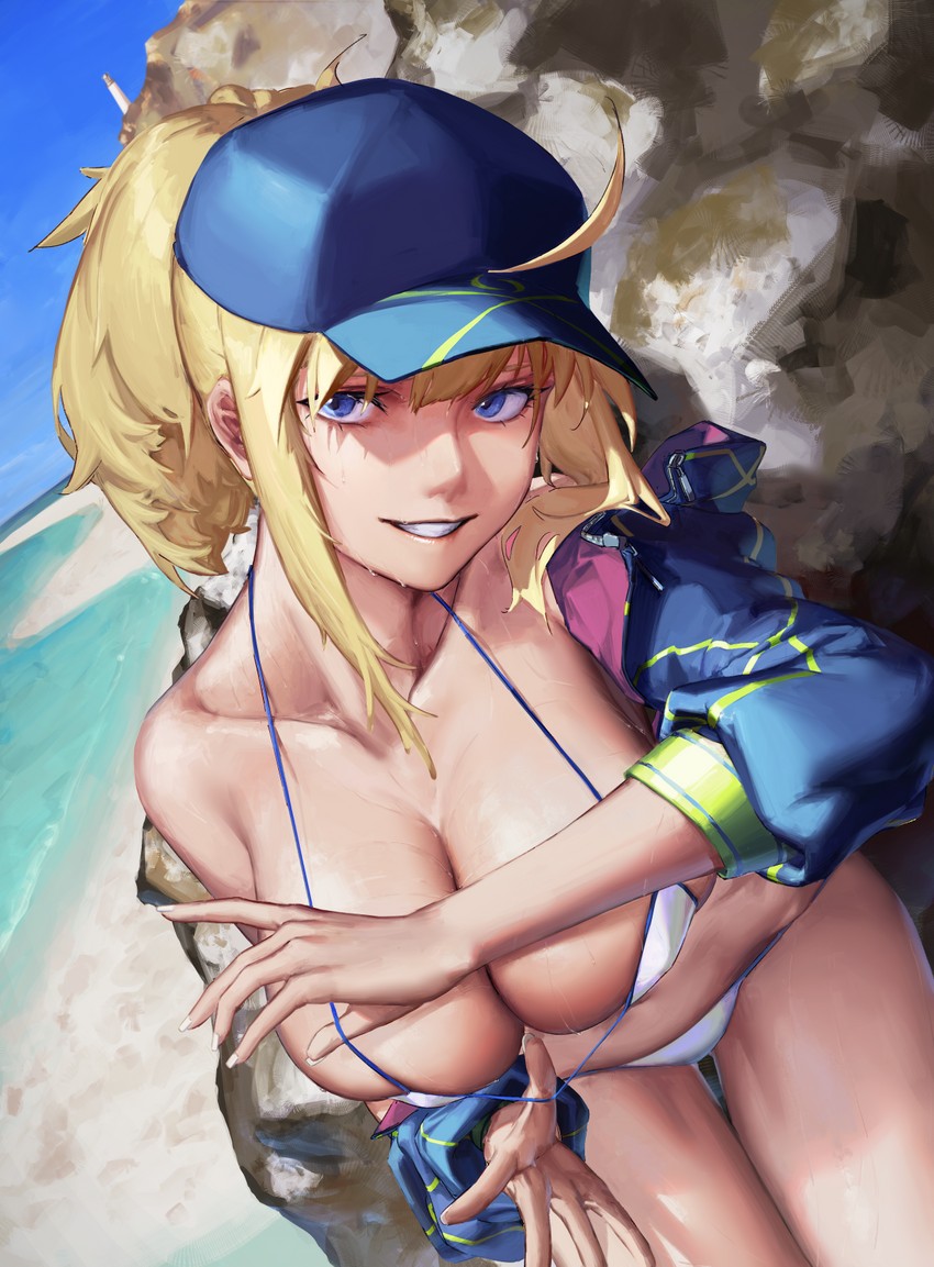 artoria pendragon and mysterious heroine xx (fate and 1 more) drawn by waterswing