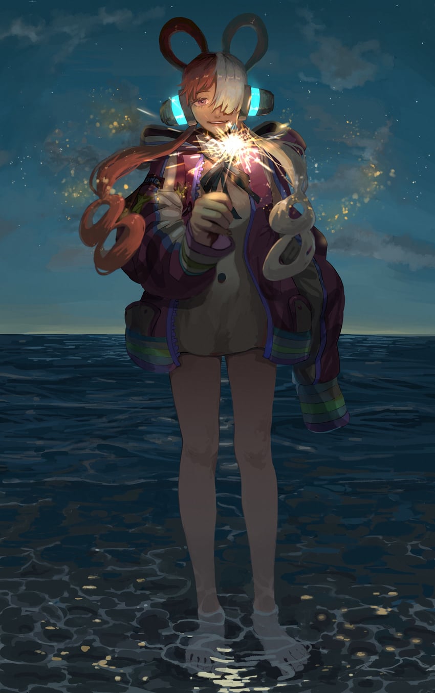 uta (one piece and 1 more) drawn by qrioic74