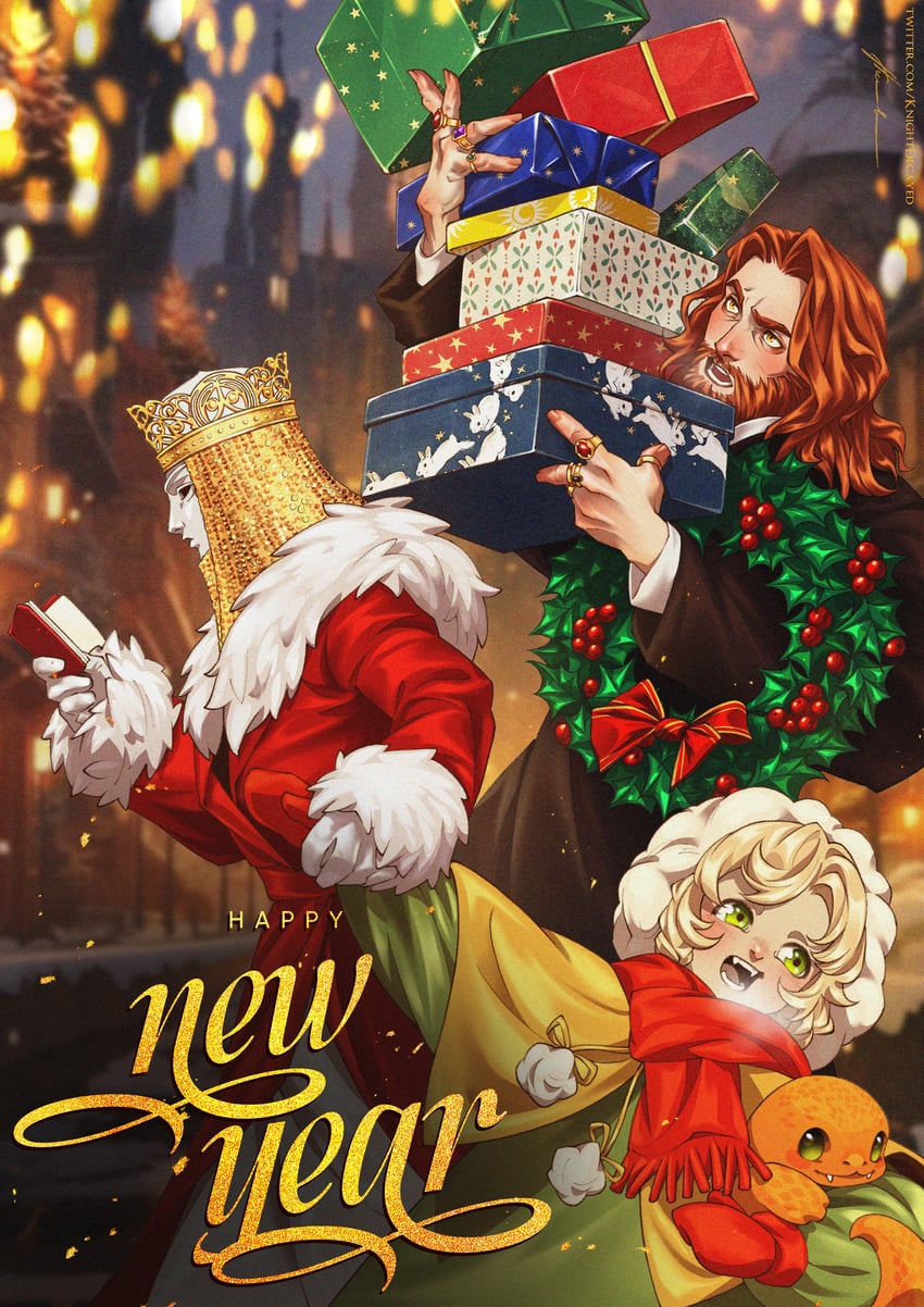 rya, lady tanith, and praetor rykard (elden ring) drawn by knightdecayed