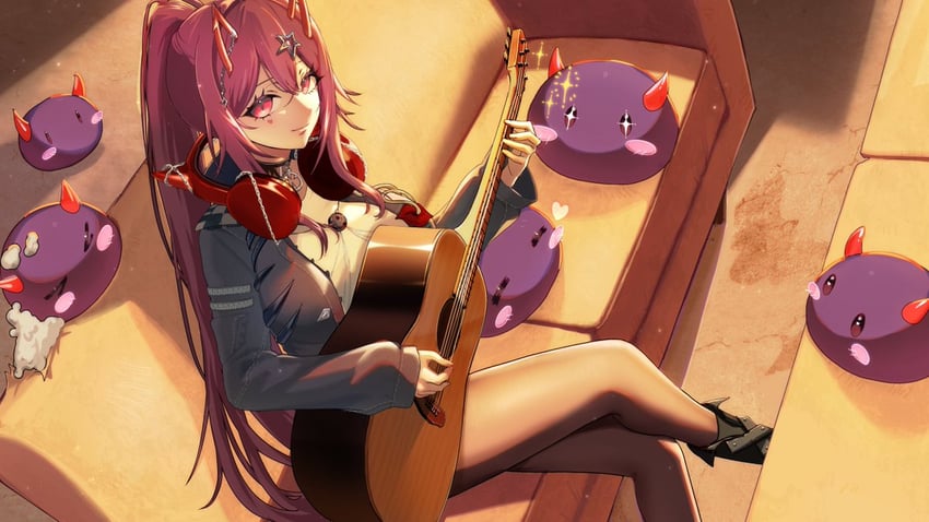 akuma nihmune and noomba (indie virtual youtuber) drawn by mamia.juki