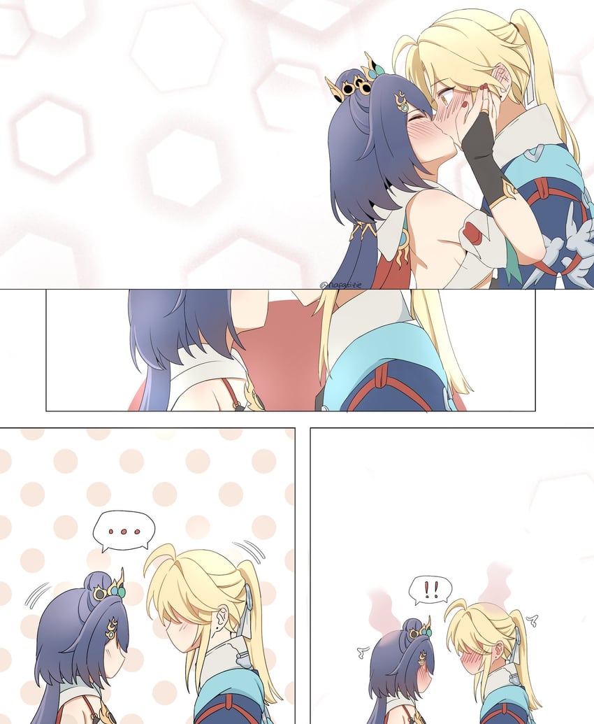 yunli and yanqing (honkai and 1 more) drawn by nafatizie