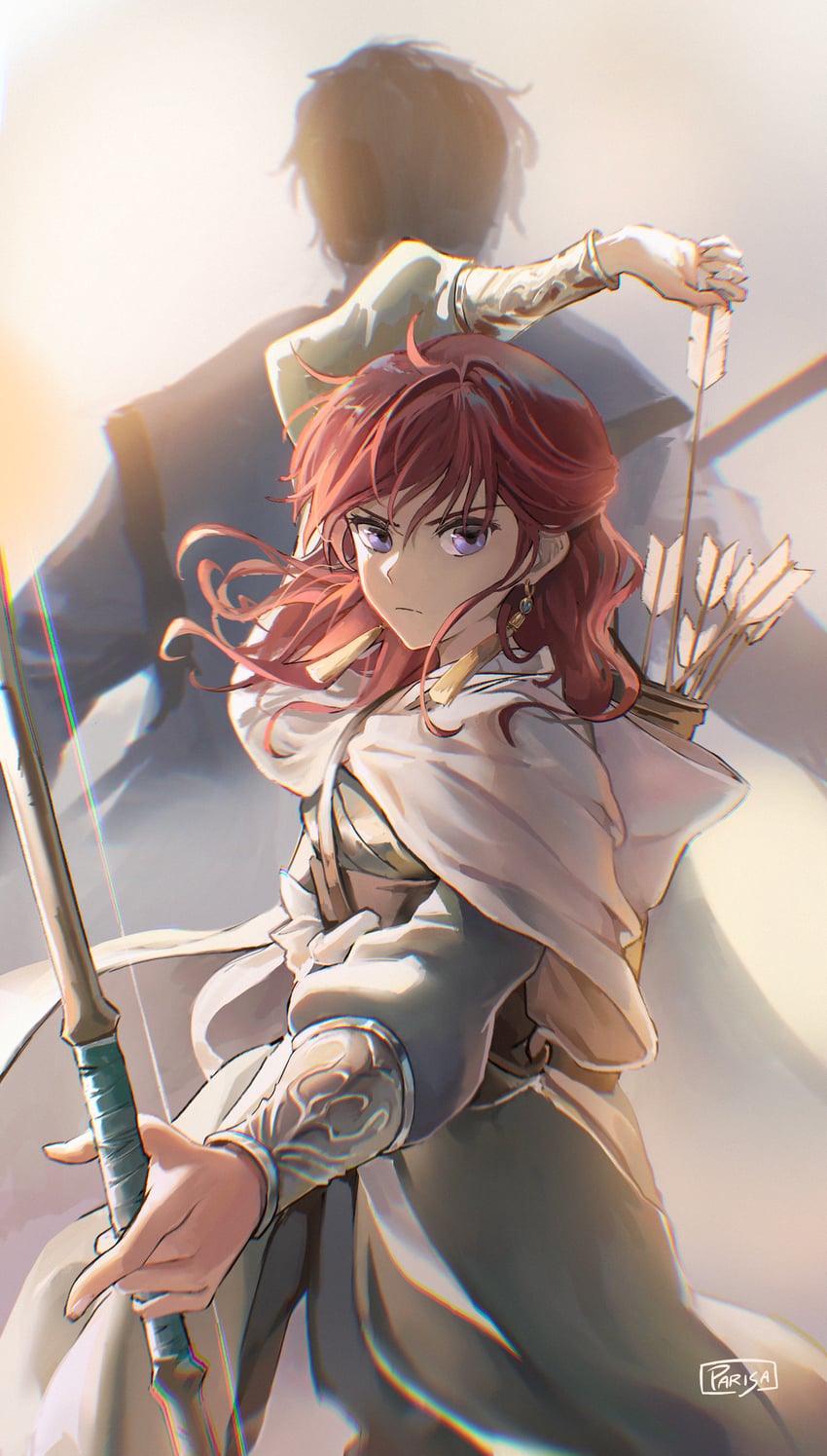 yona and hak (akatsuki no yona) drawn by parisa_reaz
