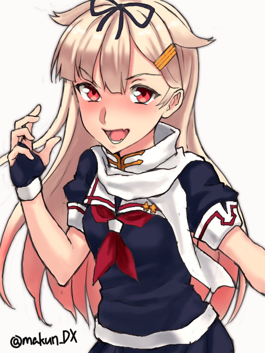 yuudachi and yuudachi kai ni (kantai collection) drawn by maakun_(makun_dx)