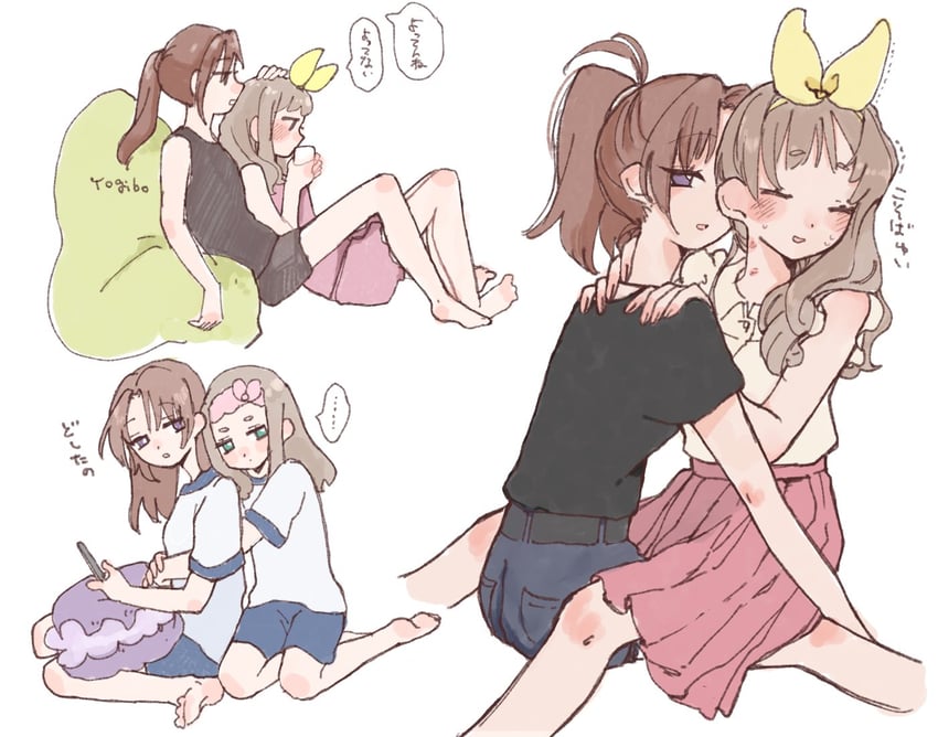nakagawa natsuki and yoshikawa yuuko (hibike! euphonium) drawn by tan_tttn