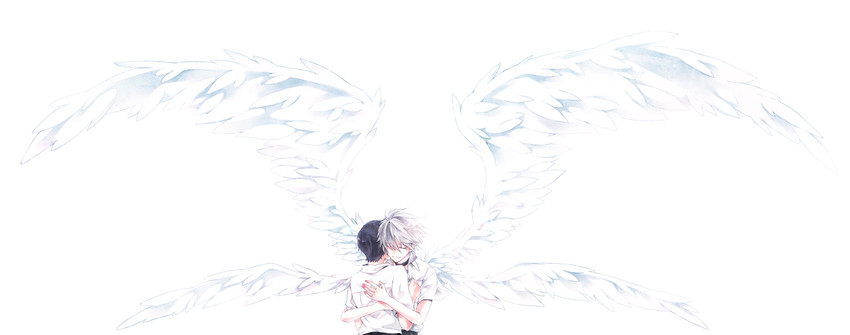 ikari shinji and nagisa kaworu (neon genesis evangelion and 2 more) drawn by rjsin
