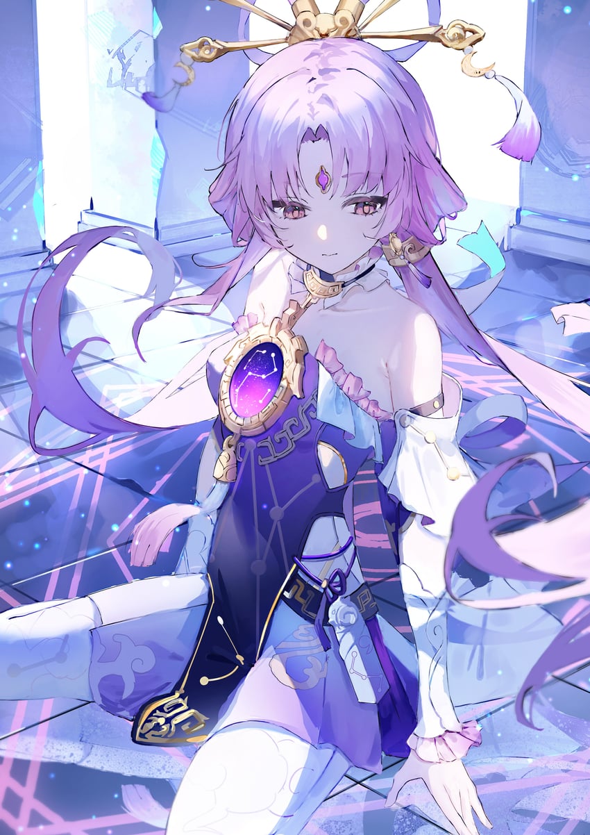 fu xuan (honkai and 1 more) drawn by kagaku_o