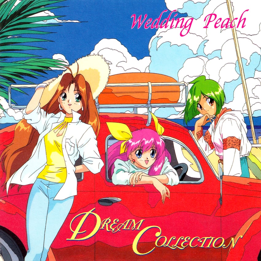 hanasaki momoko, tanima yuri, and tamano hinagiku (ai tenshi densetsu wedding peach)