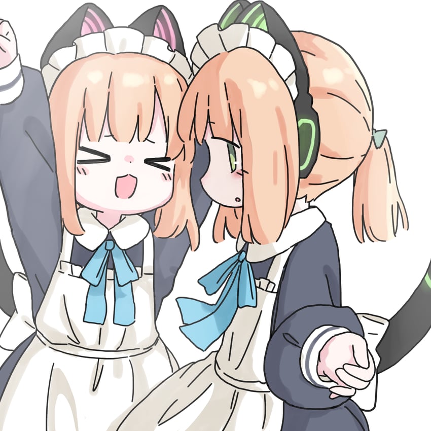 momoi and midori (blue archive) drawn by 10o1!s