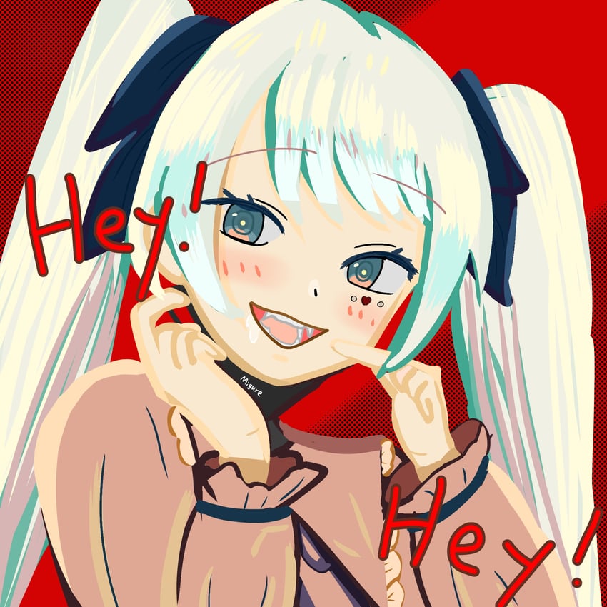hatsune miku (vocaloid and 1 more) drawn by migure_(zishao_de_jiaojiewan)
