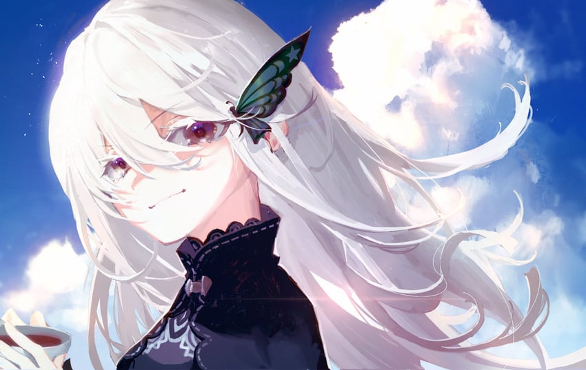echidna (re:zero kara hajimeru isekai seikatsu) drawn by mebaru