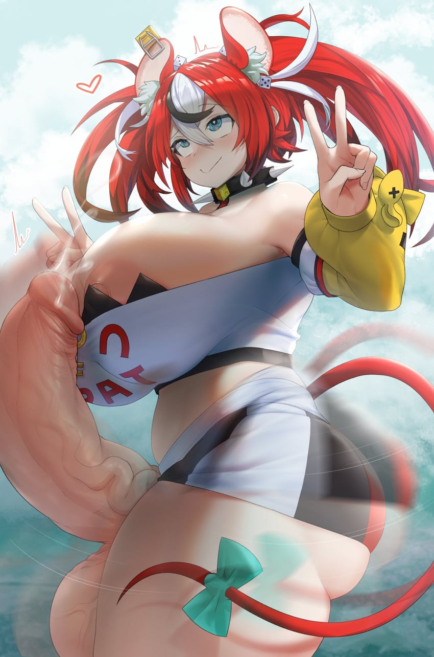 hakos baelz (hololive and 1 more) drawn by sinensian