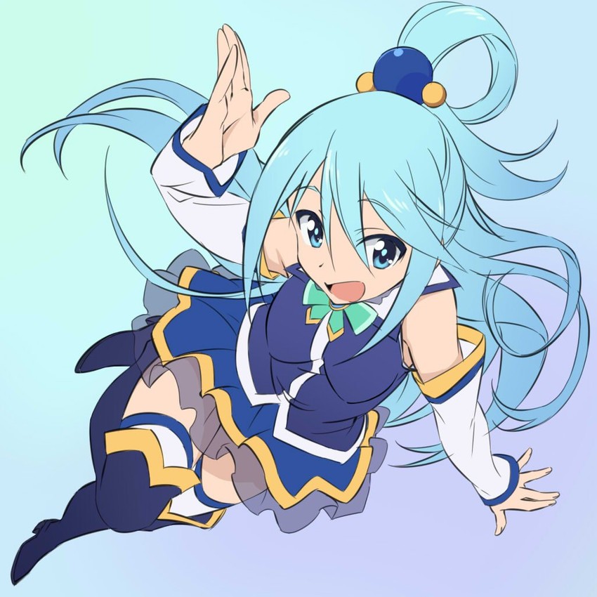 aqua (kono subarashii sekai ni shukufuku wo!) drawn by yamamoto_shuuhei