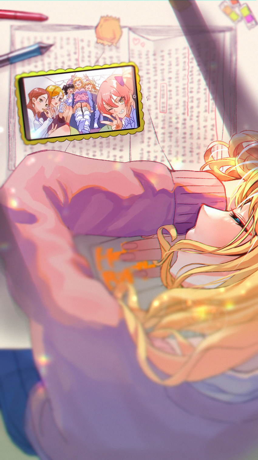jougasaki mika, jougasaki rika, ohtsuki yui, akagi miria, hojo karen, and 1 more (idolmaster and 1 more) drawn by fujima_(k114)