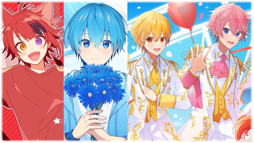 rinu, satomi, root, and colon (strawberry prince and 3 more) drawn by ramio3_2