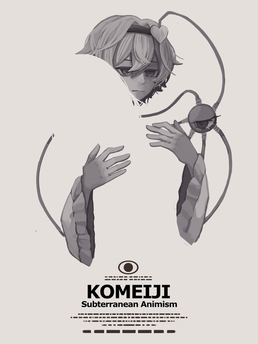 komeiji satori (touhou and 1 more) drawn by namako232