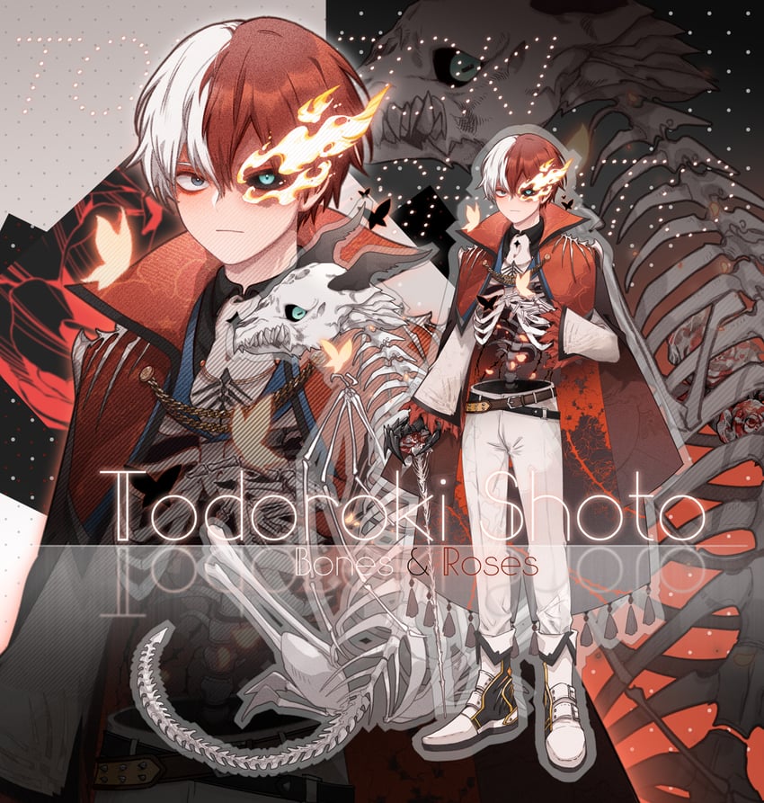 todoroki shoto (boku no hero academia) drawn by dinger47