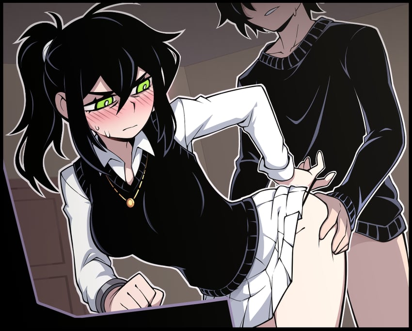andrew graves and renee graves (the coffin of andy and leyley) drawn by waero